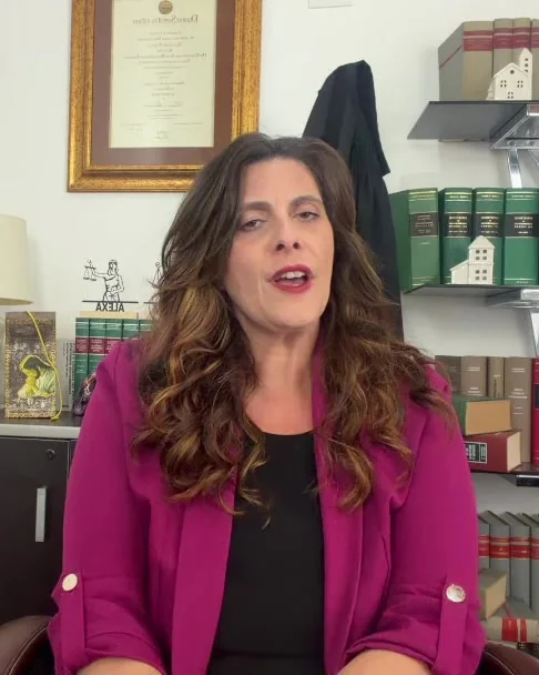 Alessandra Tassoni nel suo studio